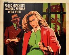 Original Vintage Film Poster For Cocaine French Release Italian Drama Movie Art