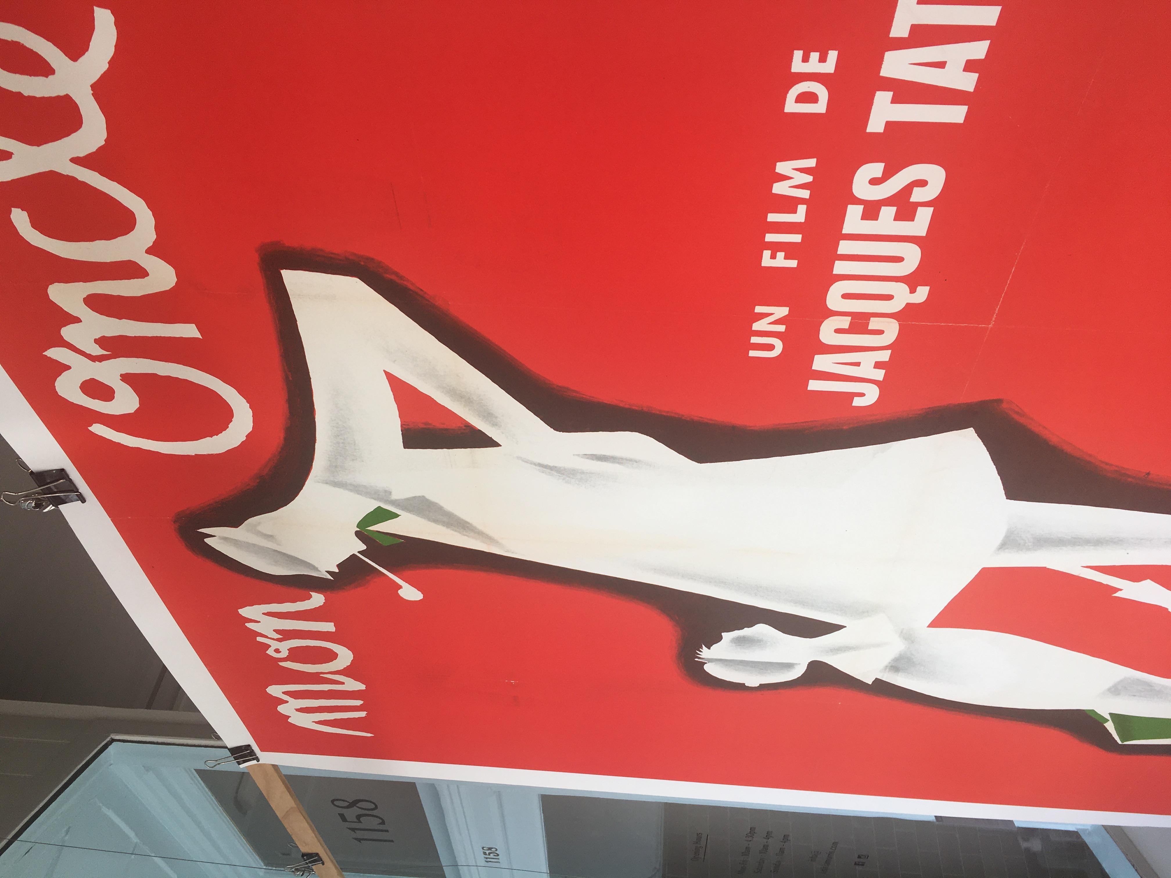 Original Vintage Film Poster, Mon Oncle with Jacques Tati 1959 In Good Condition In Melbourne, Victoria