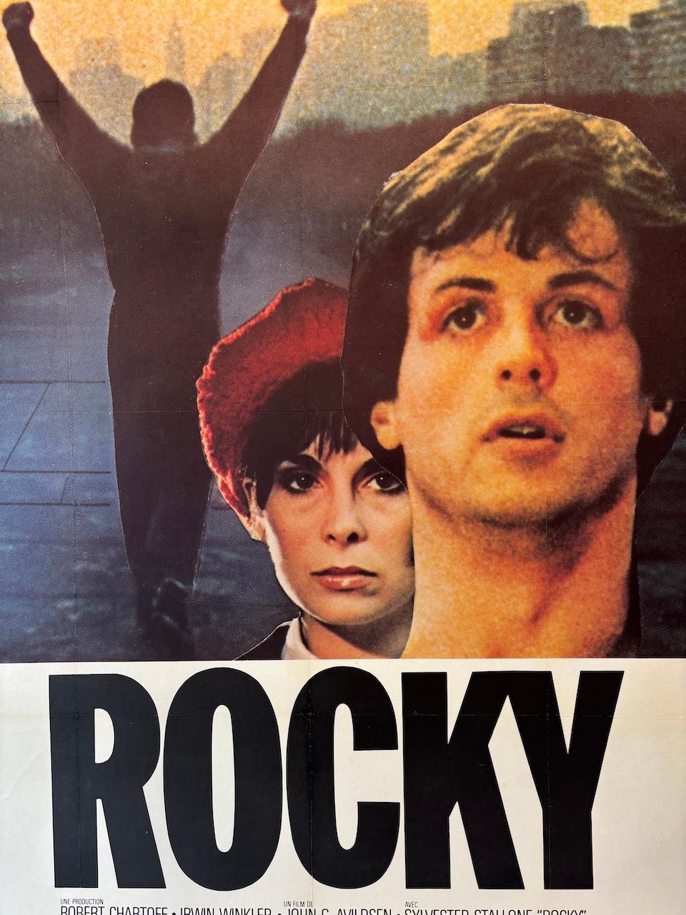 Cartel de cine original de época, Sylvester Stallone en 