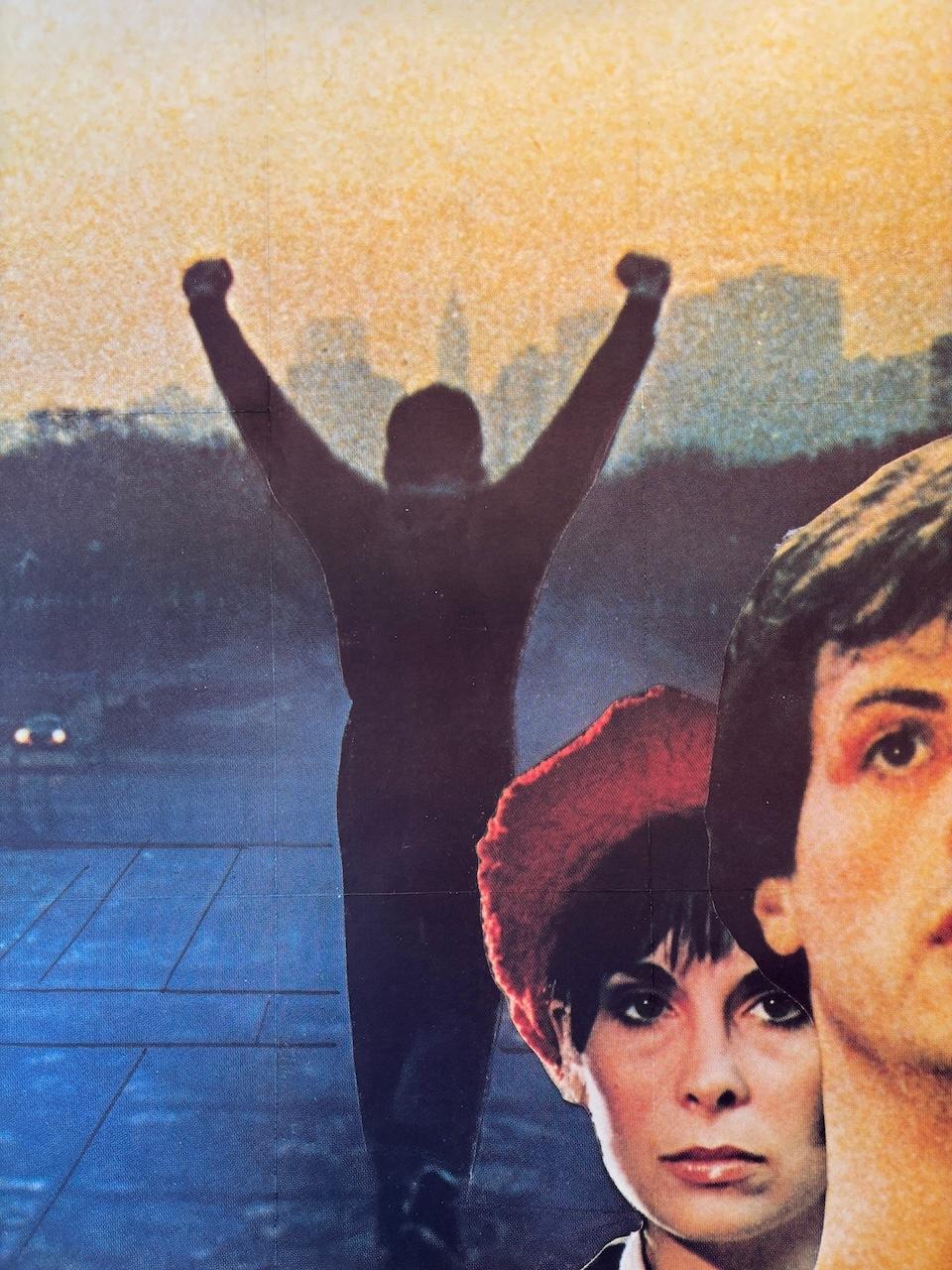 Cartel de cine original de época, Sylvester Stallone en 