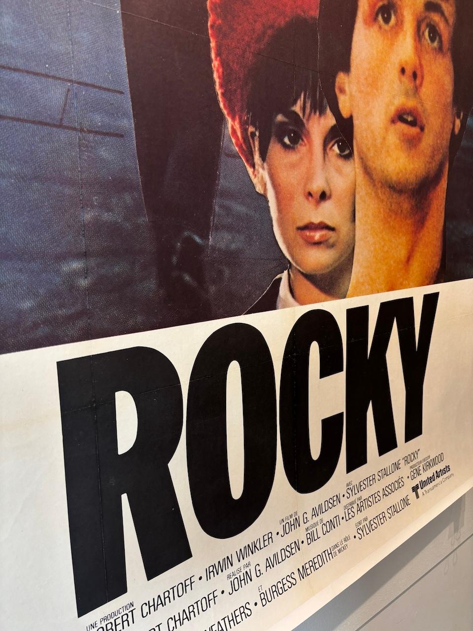 Cartel de cine original de época, Sylvester Stallone en 