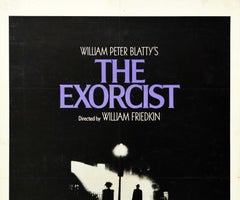 Original Vintage Film Poster The Exorcist X Rated Supernatural Horror Movie Art