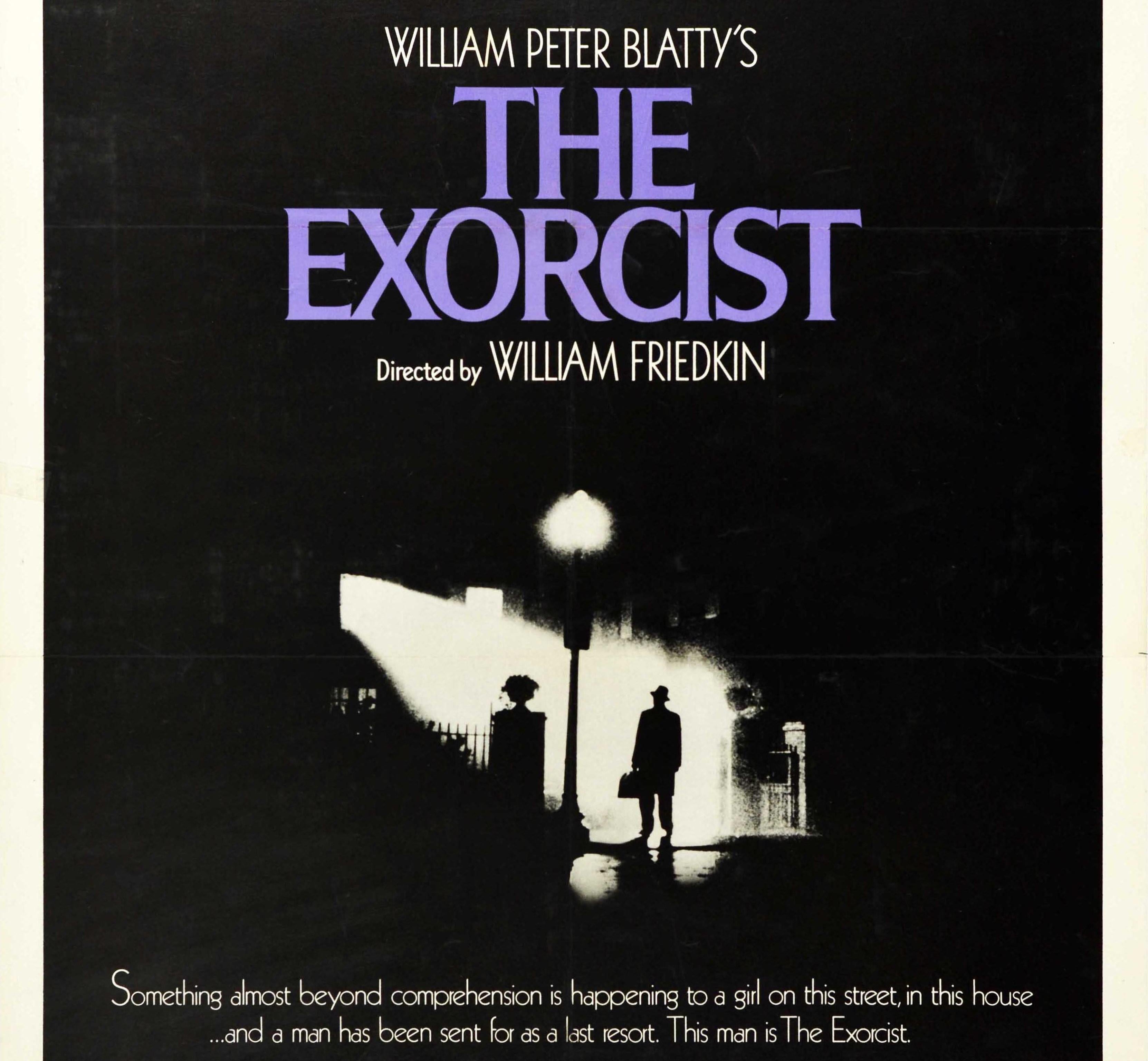 Affiche vintage d'origine du film The Exorcist X Rated (The Exorcist X) - Art du film fantastique surnaturel État moyen - En vente à London, GB