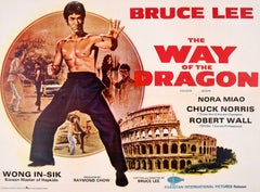 Original Vintage Film Poster The Way Of The Dragon Bruce Lee Martial Arts