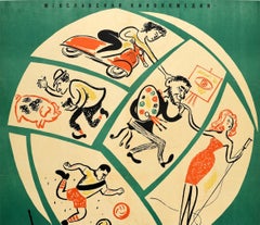 Original Vintage Film Poster Yugoslavian Comedy Comrade President Football USSR