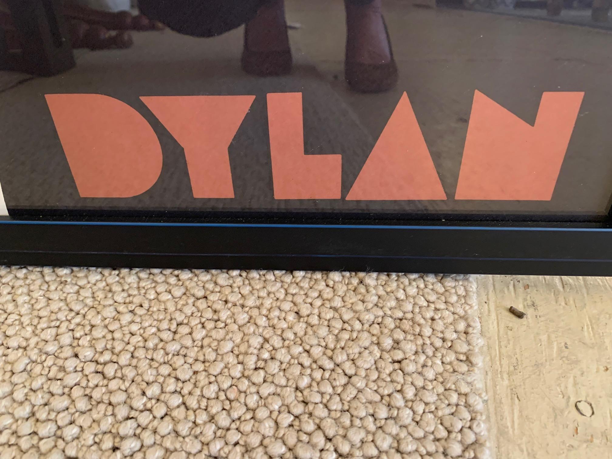 Affiche vintage d'origine encadrée de Bob Dylan Bon état - En vente à Hopewell, NJ