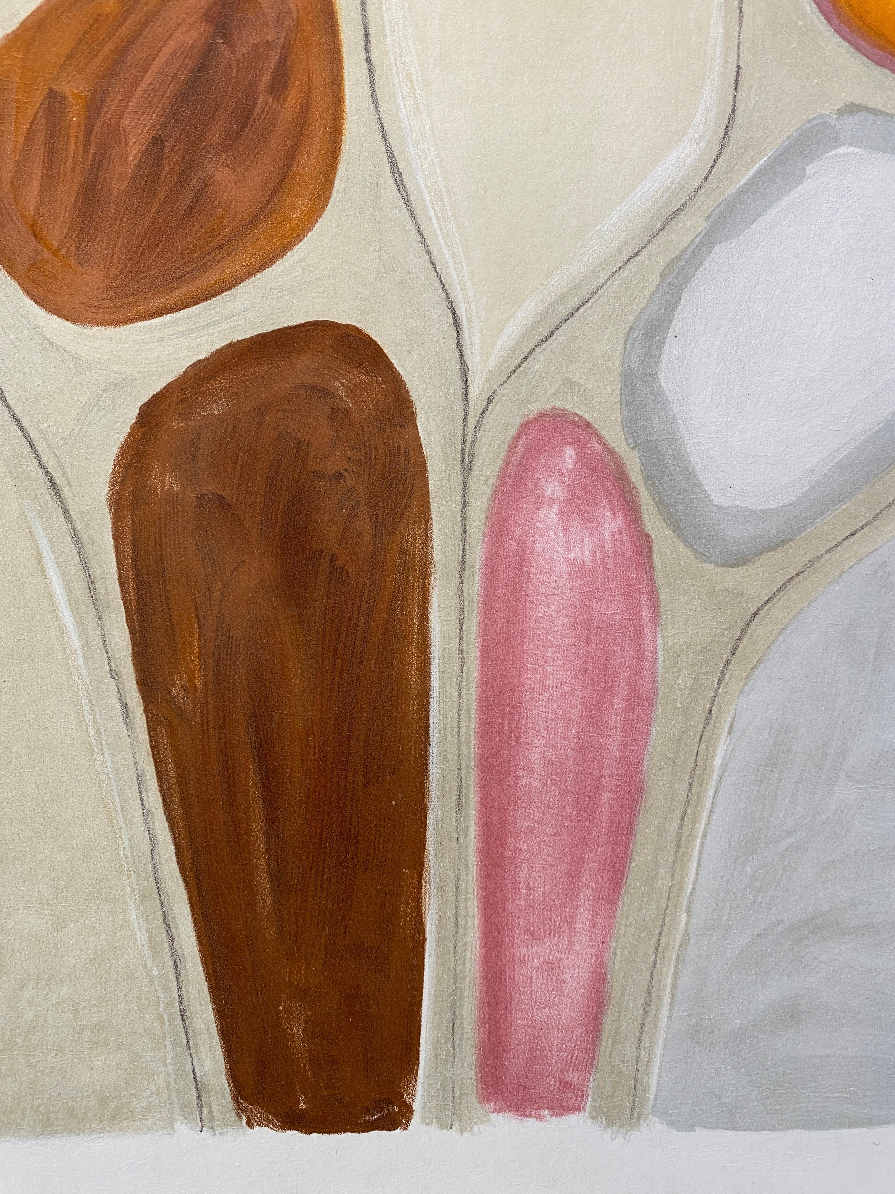 Original Vintage French 'Bally Abstract' Shoe Poster, by Bernard Villemot, 1971 For Sale 3