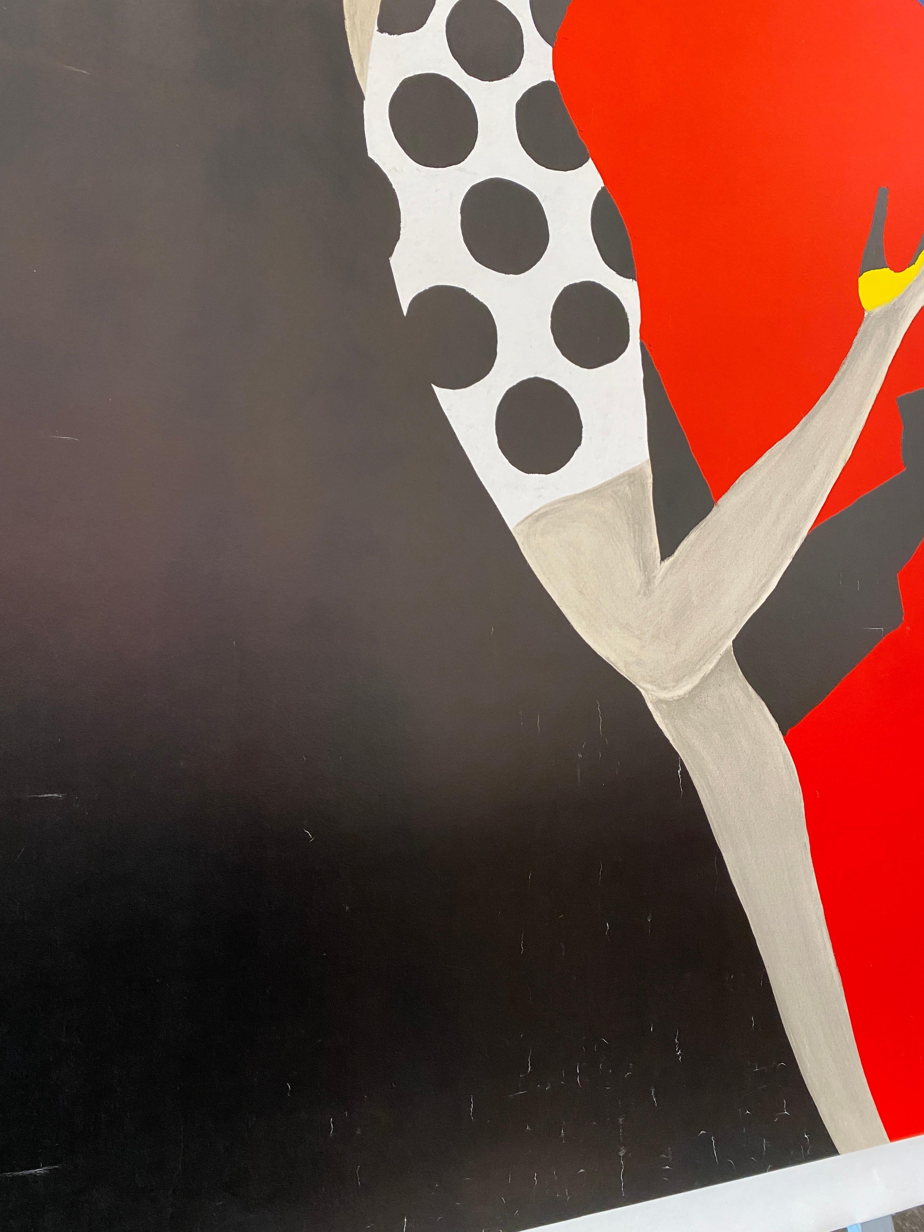 Original Vintage French Bally Shoe Poster, 'Bally Kick' by Bernard Villemot Bon état - En vente à Melbourne, Victoria