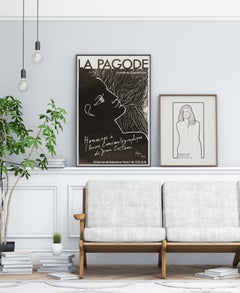 Original Vintage French Cinema Poster after Jean Cocteau at La Pagode, 1970s