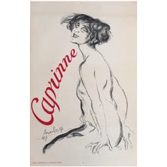 Original Vintage French Poster, 'Caprinne' Art Deco, 1927, Cabaret and Theatre