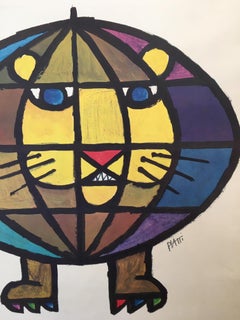 Original Vintage French Poster, 'Foire Internationale De Lyon' 1959 by Piatti