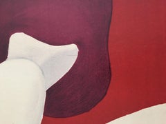 Original Vintage French Shoe Advertising Poster 'Bally Lotus' by Villemot, 1977