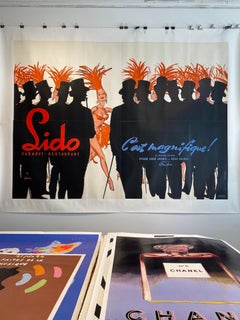 Original Vintage French Theatre & Cabaret Poster 'Lido C’est Magnifique' Gruau