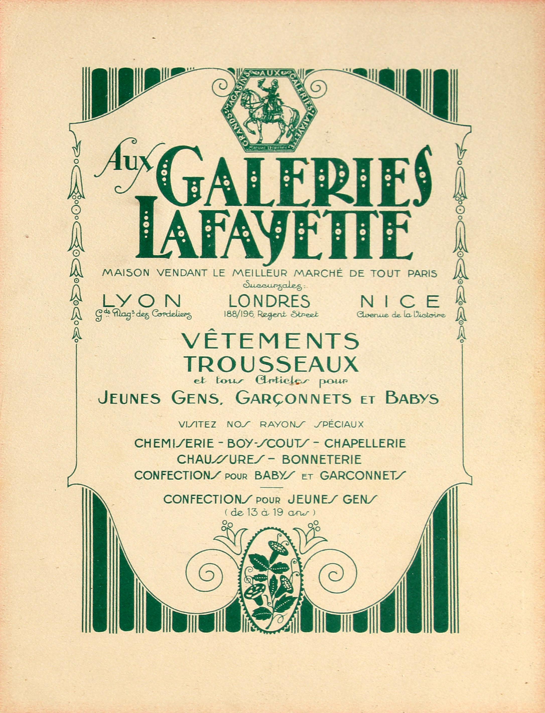 Original Vintage Galeries Lafayette Poster The Size Goes Up? Ft. Girl ...