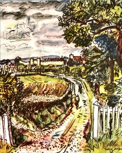 Original Vintage General Post Office Poster Amberley Castle Arundel Sussex GPO