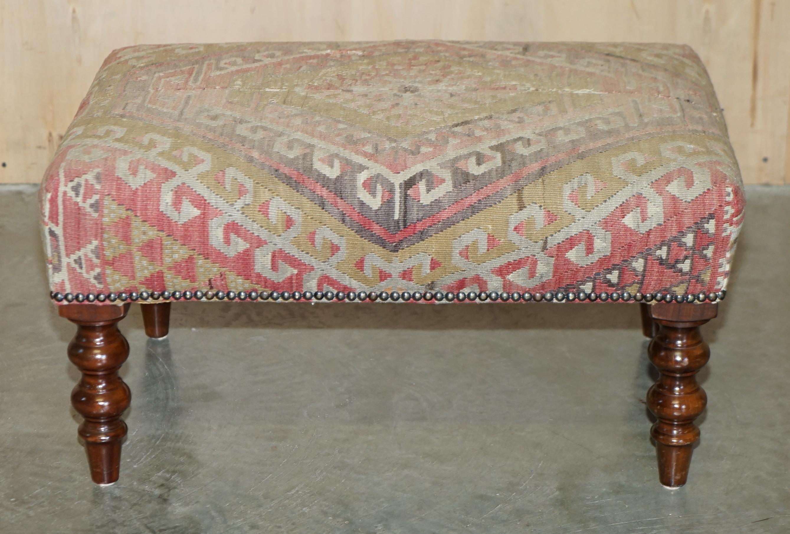 Kilim ORIGINALE PIEDISTALLO IN FUSIONE DI GEORGE SMITH PER 2 PERSONE DA DIVIDERE in vendita