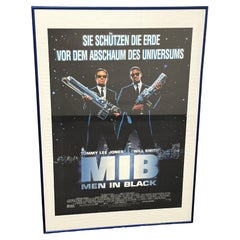 Deutsches Vintage-Filmplakat „Man in Black“, MIB, Deutschland 1997