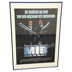 Original Vintage German Movie Poster "Man in Black" MIB, Germany 1997