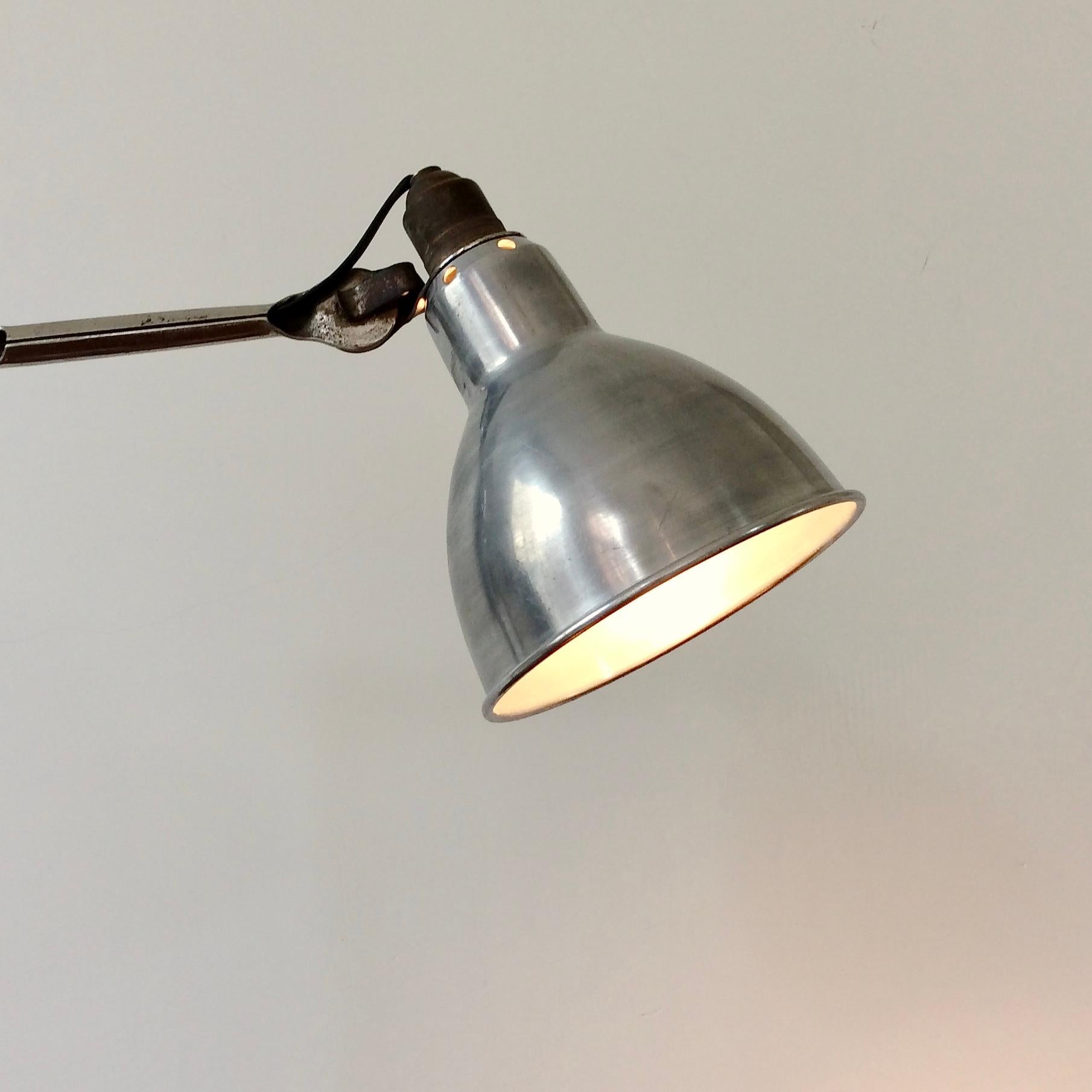 Original Vintage Gras Table Lamp Model 205, circa 1920, France 5