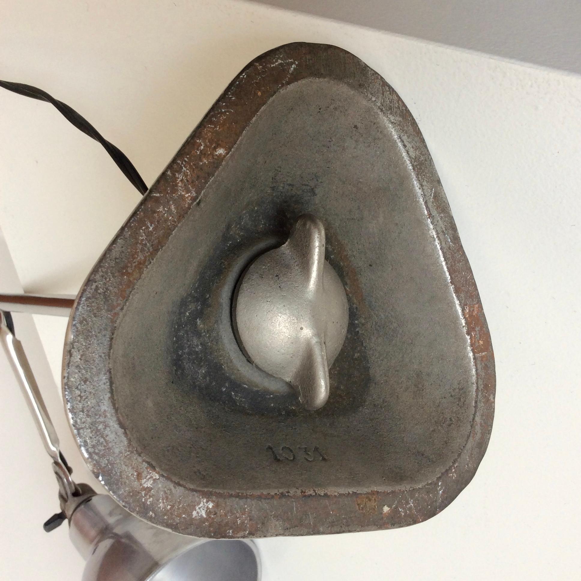 Original Vintage Gras Table Lamp Model 205, circa 1920, France 6