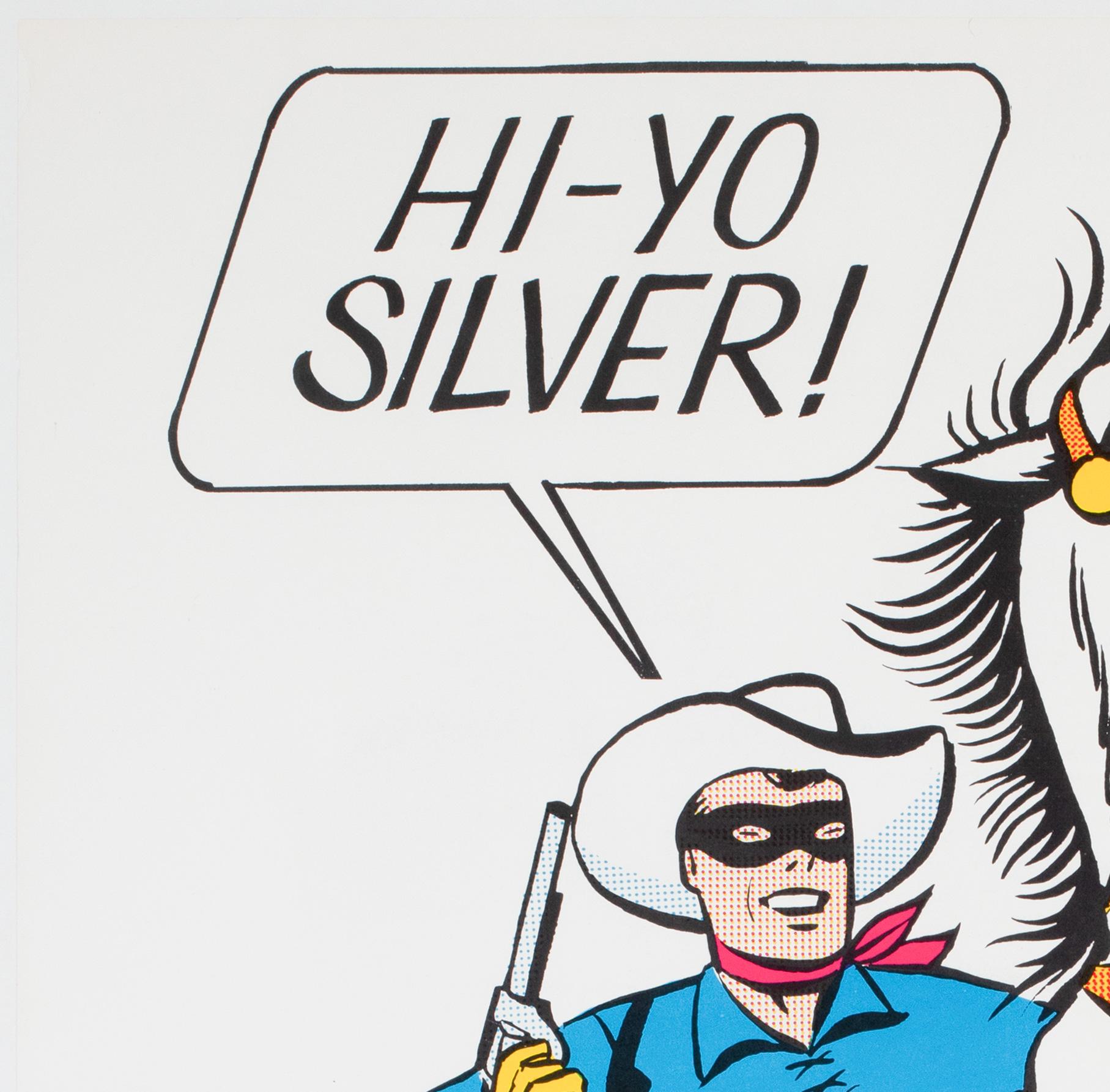Original Vintage Hi-Yo Silver, „The Lone Ranger“, US-Poster, 1966 (amerikanisch) im Angebot