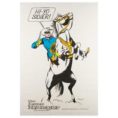 Original Vintage Hi-Yo Silver The Lone Ranger, US Poster, 1966
