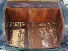 Original Vintage Hindustan Ambassador Car Taxi Bench