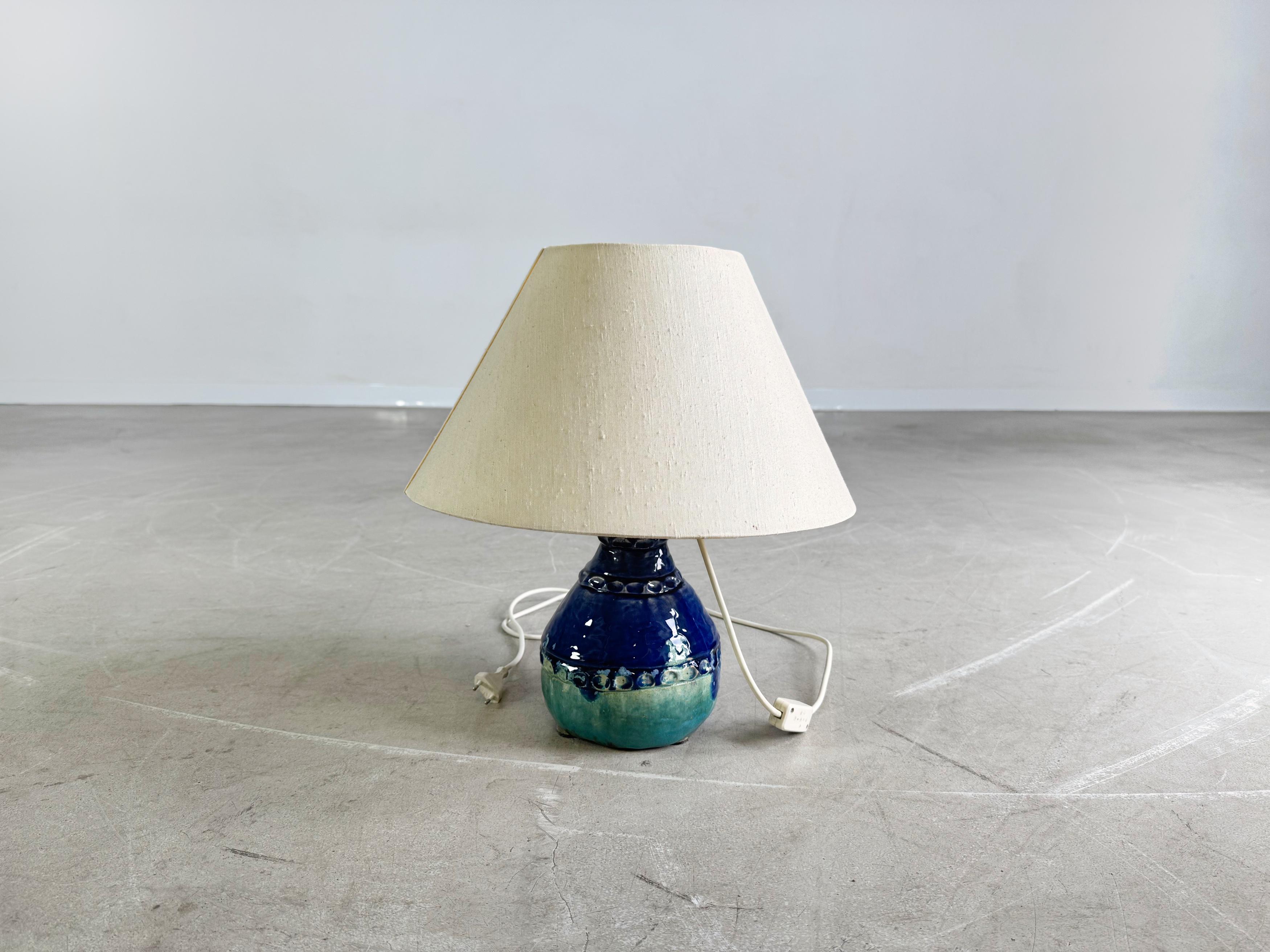 Original Vintage Keramik Tischleuchte Fat Lava Midcentury 1960 Desconocido en venta