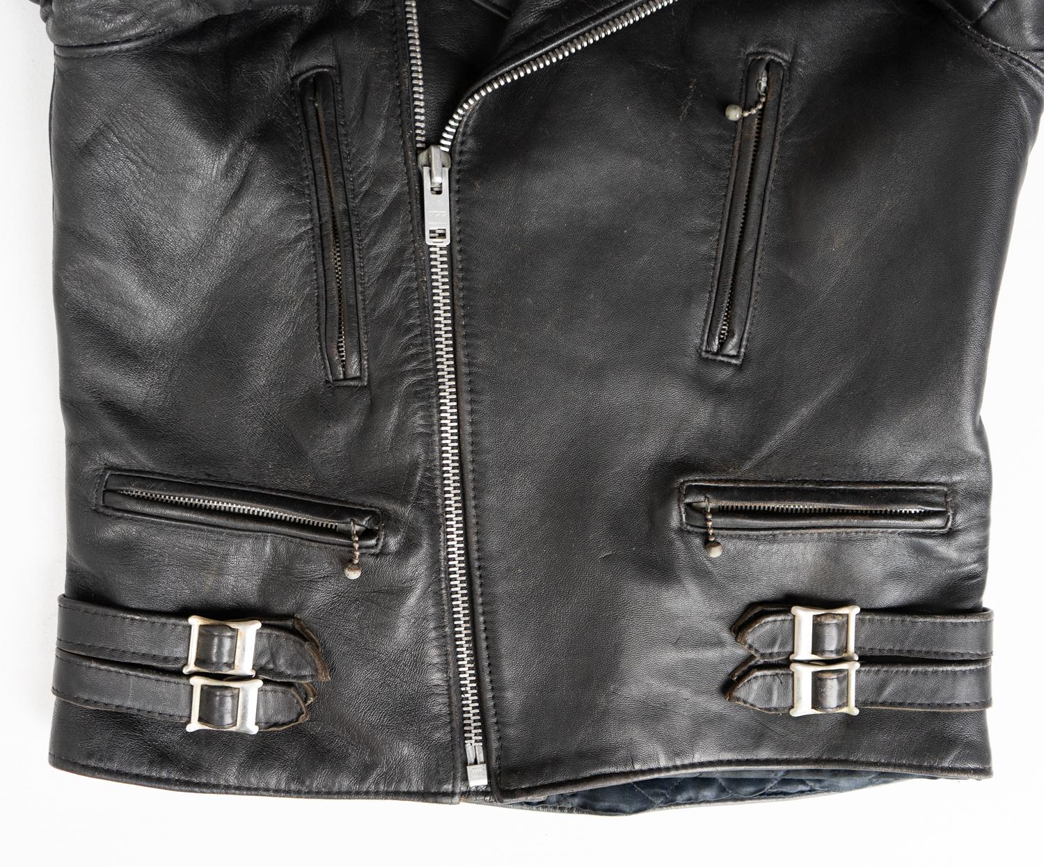 Original Vintage Leather Biker Jacket By Speedman Leathers, Motorhead Tour, 1982 2