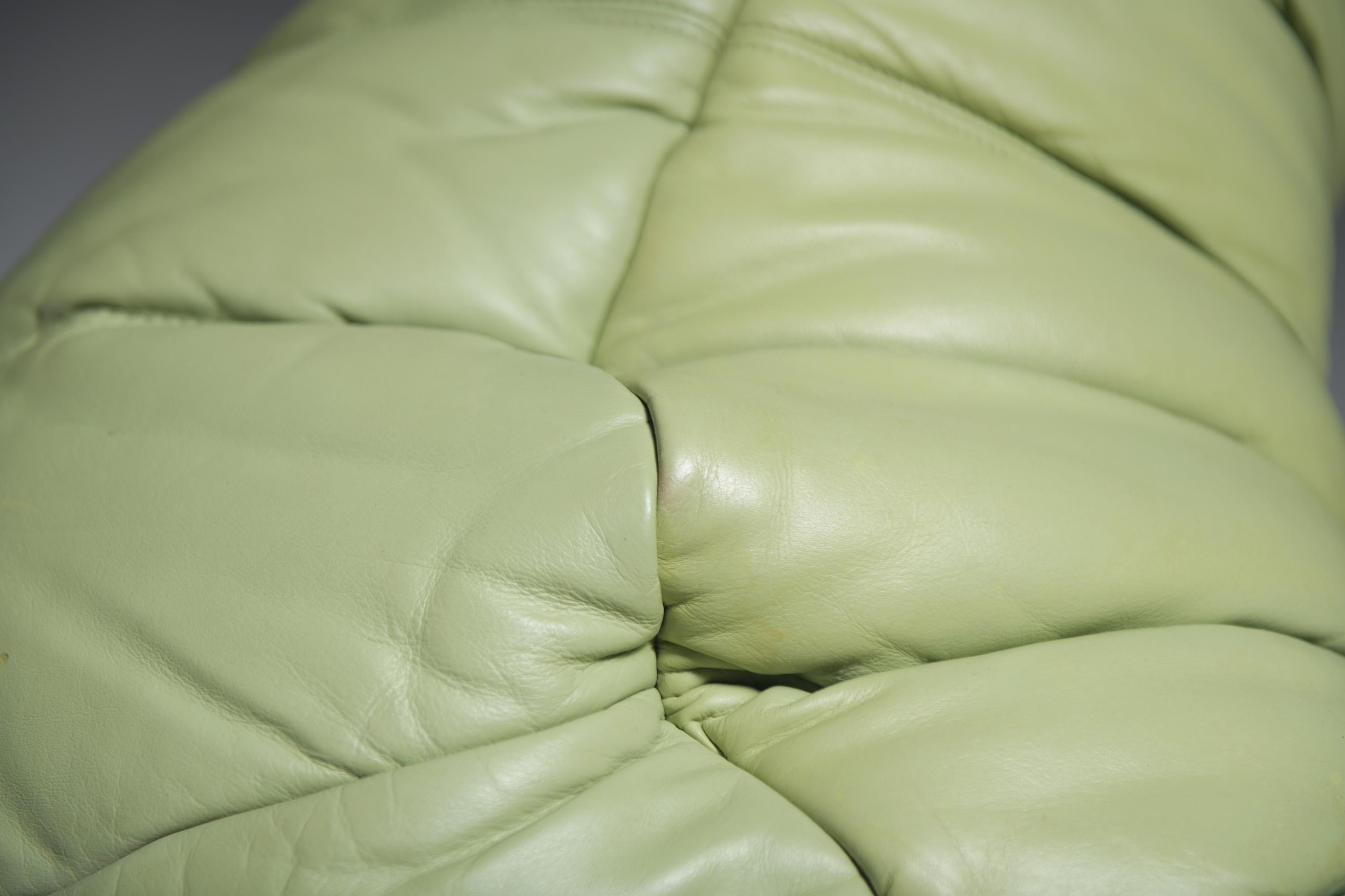 Togo originale in pelle vintage (1978) di Michel Ducaroy per Ligne Roset France in vendita 7