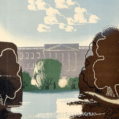 Original Vintage London Transport Poster Buckingham Palace McKnight Kauffer Art