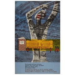 Poster originale d'epoca sui trasporti di Londra di Henrion Guida di Londra per i visitatori