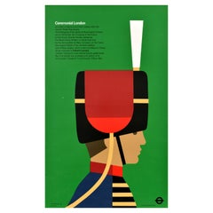 Original Vintage London Transport Poster Ceremonial London Underground Eckersley