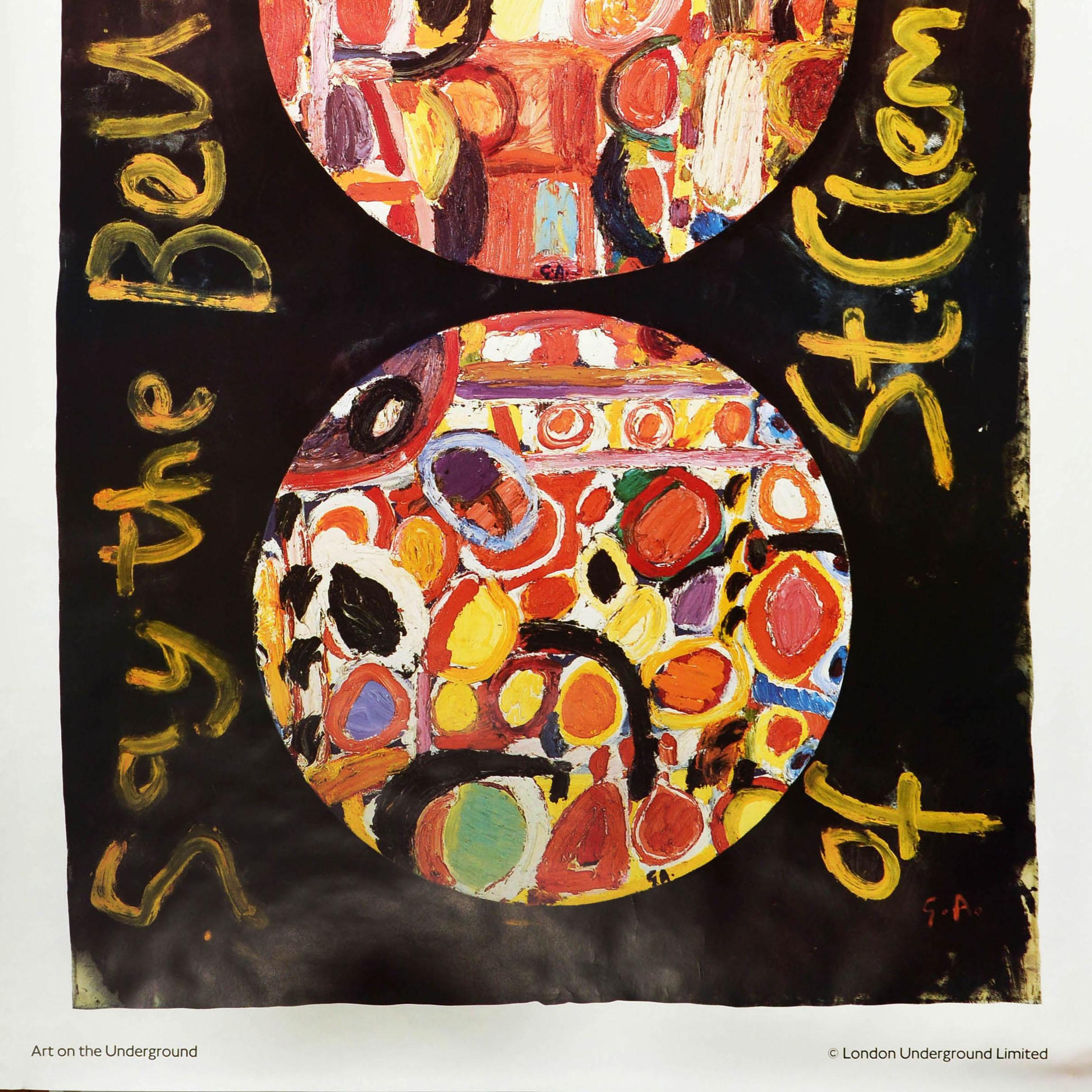 Affiche rétro originale des églises de Londres, Oranges And Lemons Bon état - En vente à London, GB