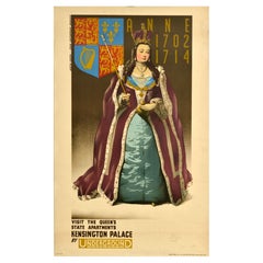 Original Vintage London Transport Travel Poster Kensington Palace Austin Cooper