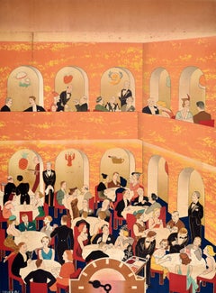 Original Vintage London Transport Travel Poster Why Home So Soon Restaurant UK