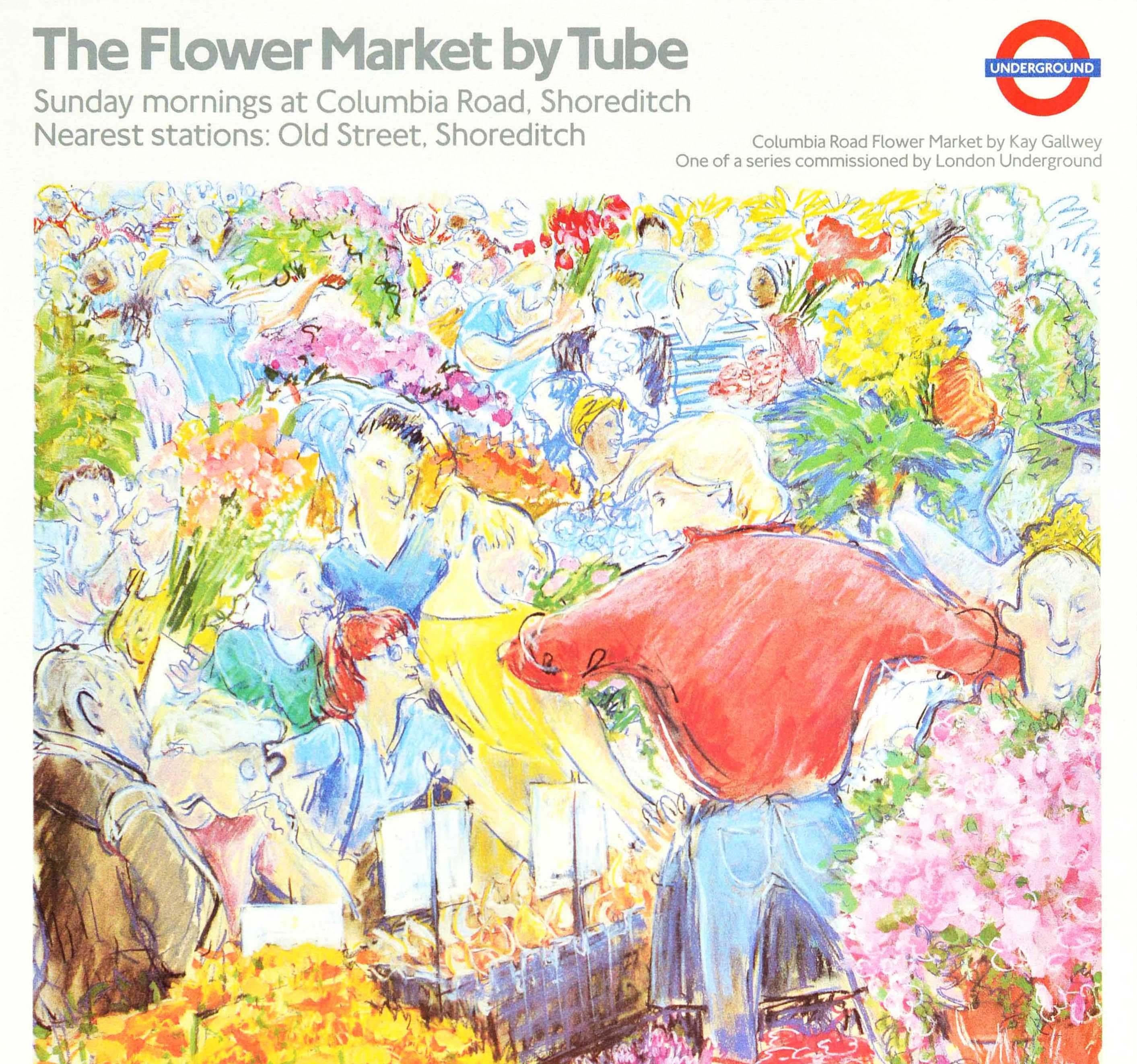 flower market poster original