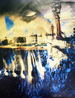 Original Vintage London Underground Poster Richmond Riverside Thames River Art