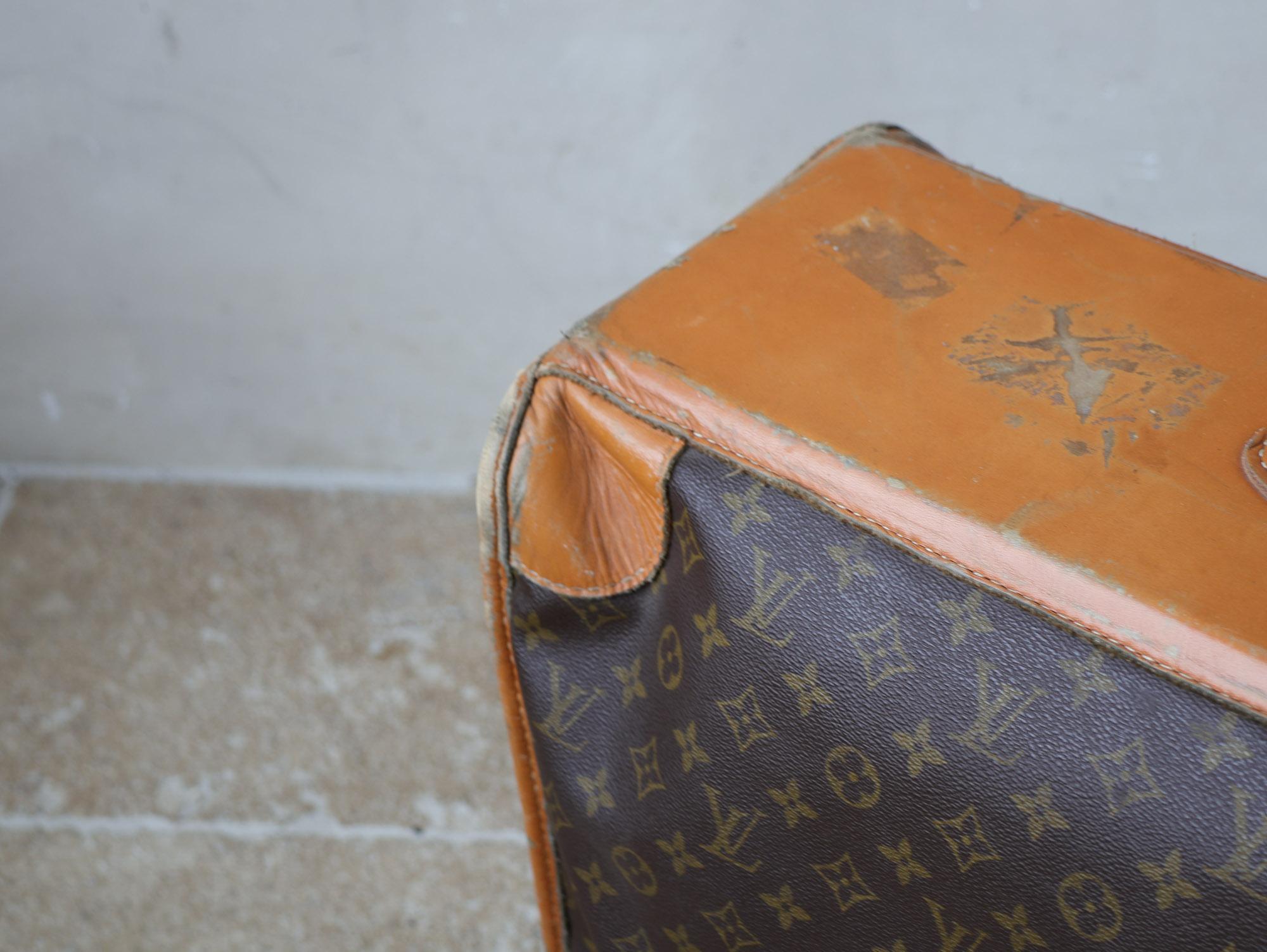 Original vintage Louis Vuitton suitcase, from the 1970s For Sale 3