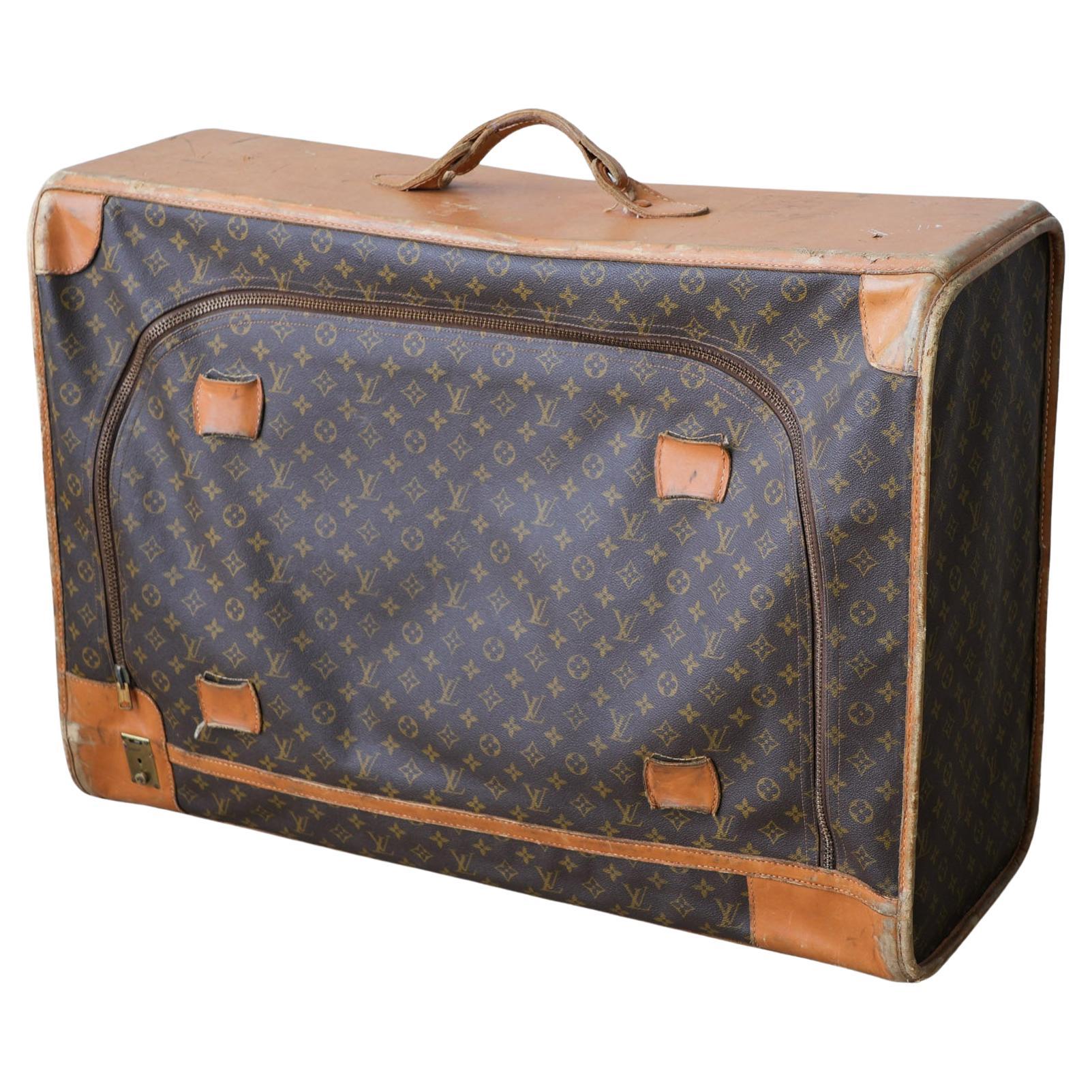 Original vintage Louis Vuitton suitcase, from the 1970s