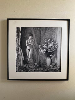 Original Vintage Male Nude Silver Gelatin Photograph by  Harvey Ferdschneider