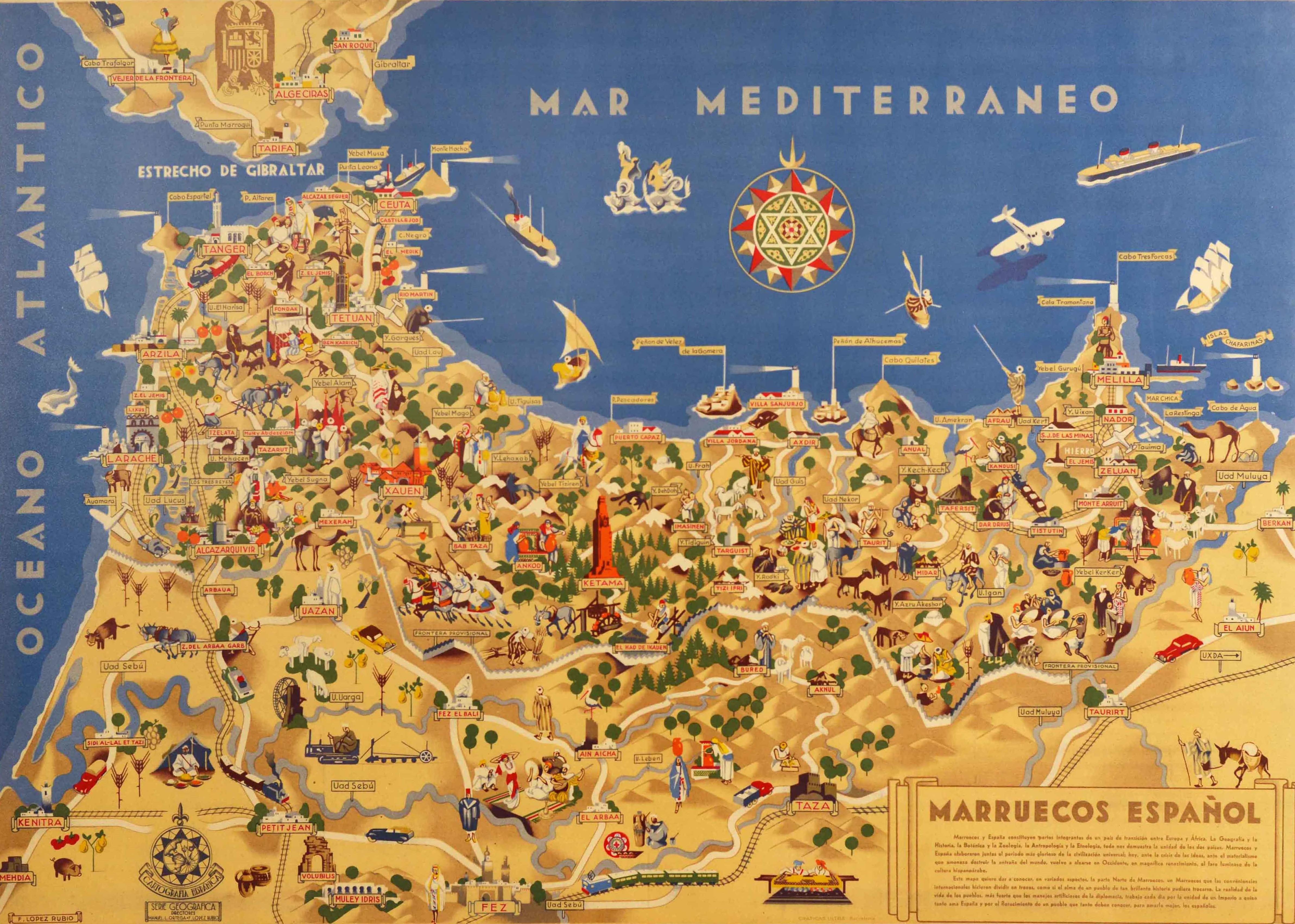 spanish morocco on map