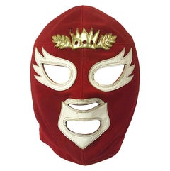 Original Vintage Mexican Wrestling Mask by Ranulfo López