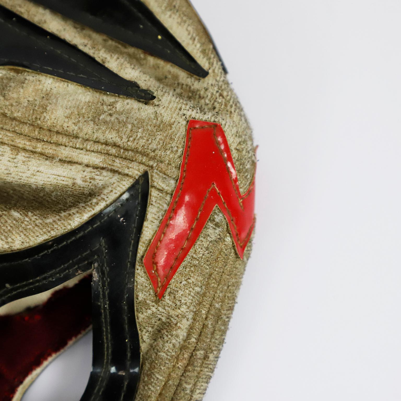 Folk Art Original Vintage Mexican Wrestling Mask, 'Mil Mascaras' For Sale