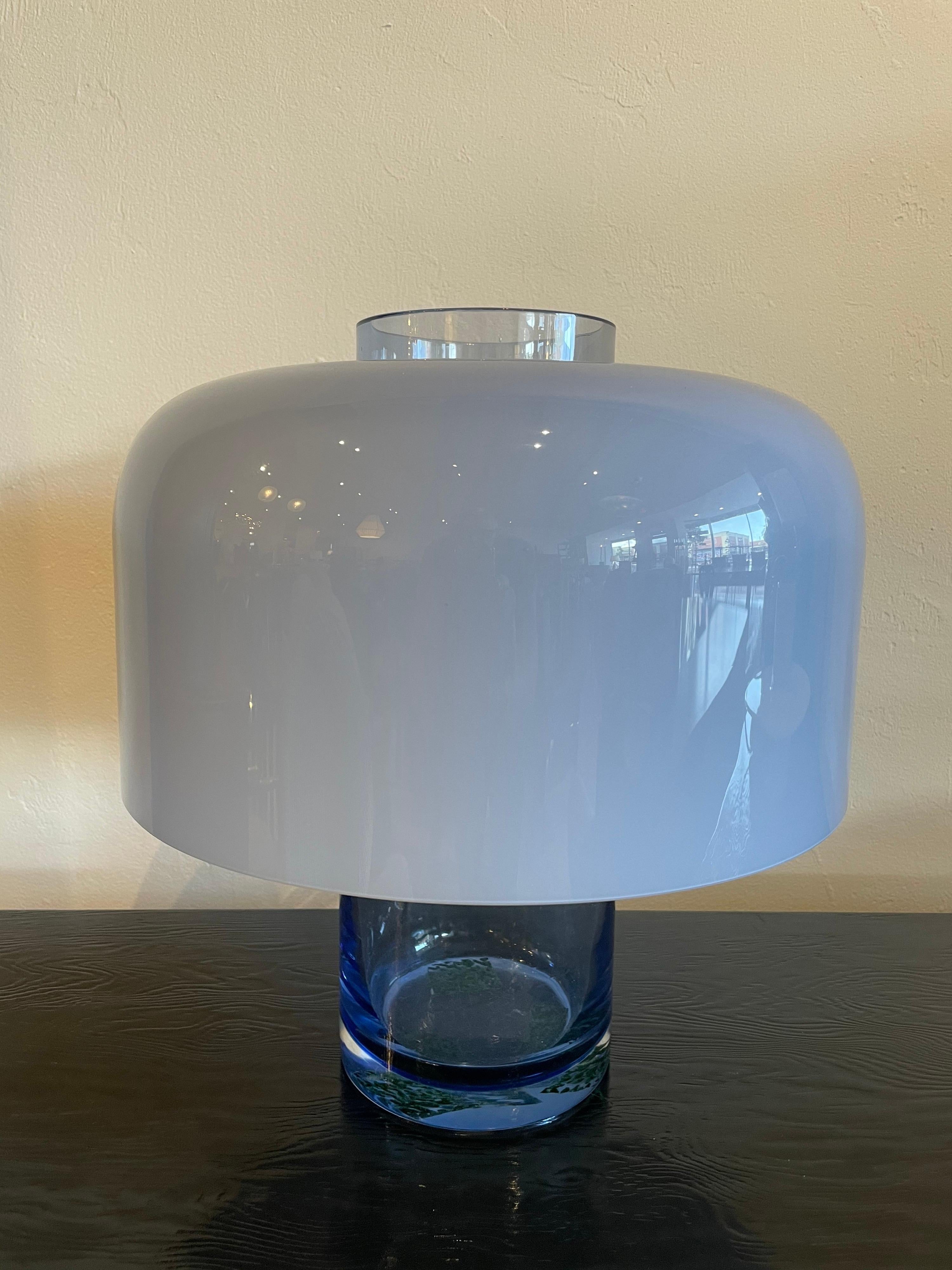 Mid-20th Century Original Vintage Model LT 226 Table Lamp and Vase by Carlo Nason for Mazzega
