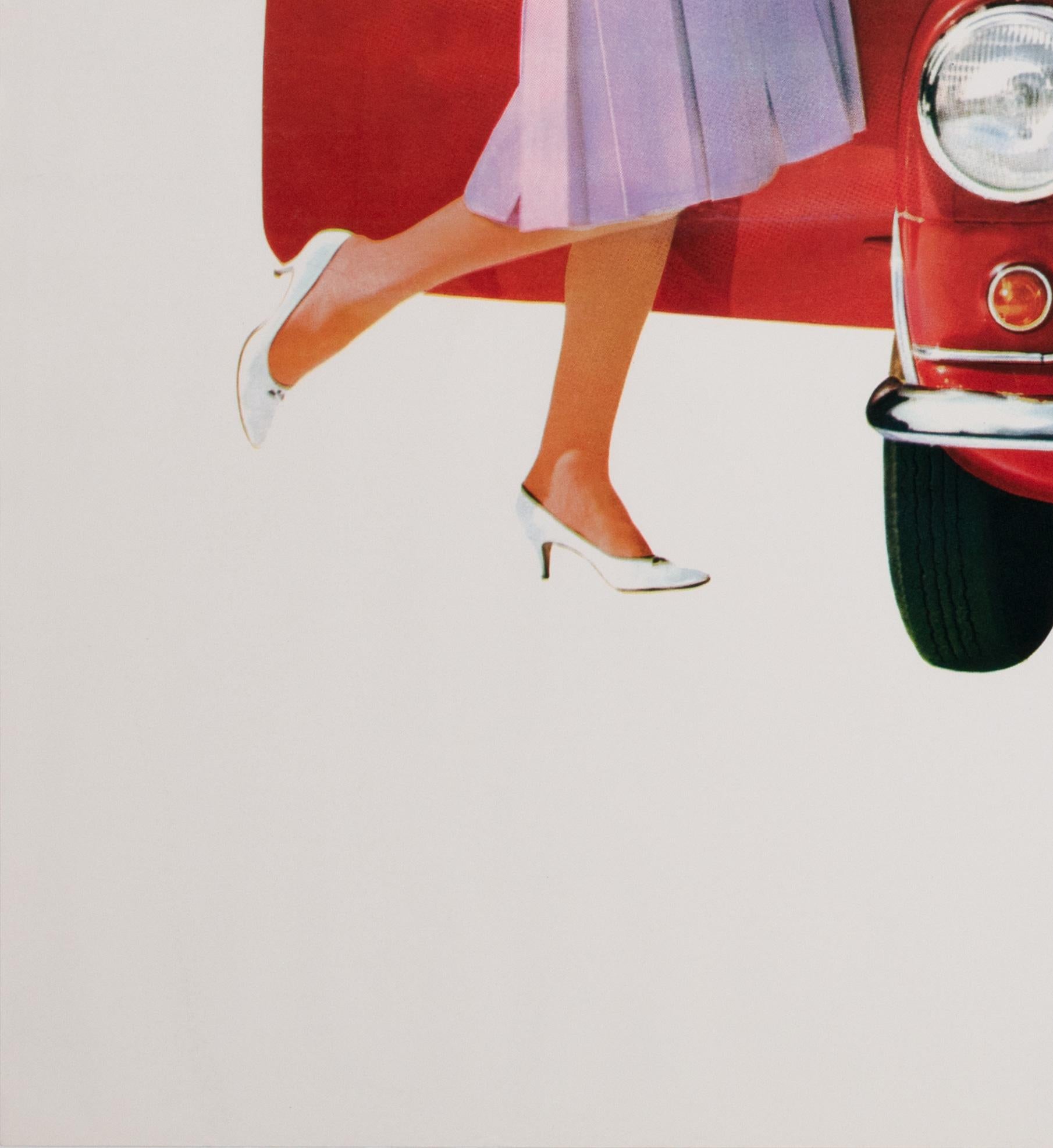 Paper Original Vintage Morris 850, 1960 UK Car Dealer Poster
