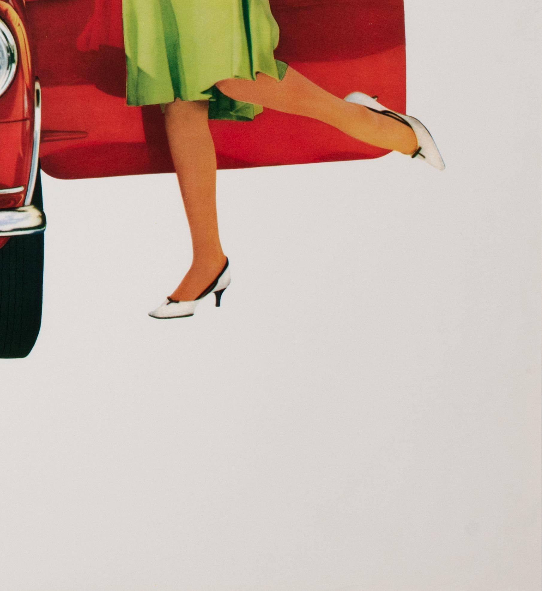 Original Vintage Morris 850, 1960 UK Car Dealer Poster For Sale 2