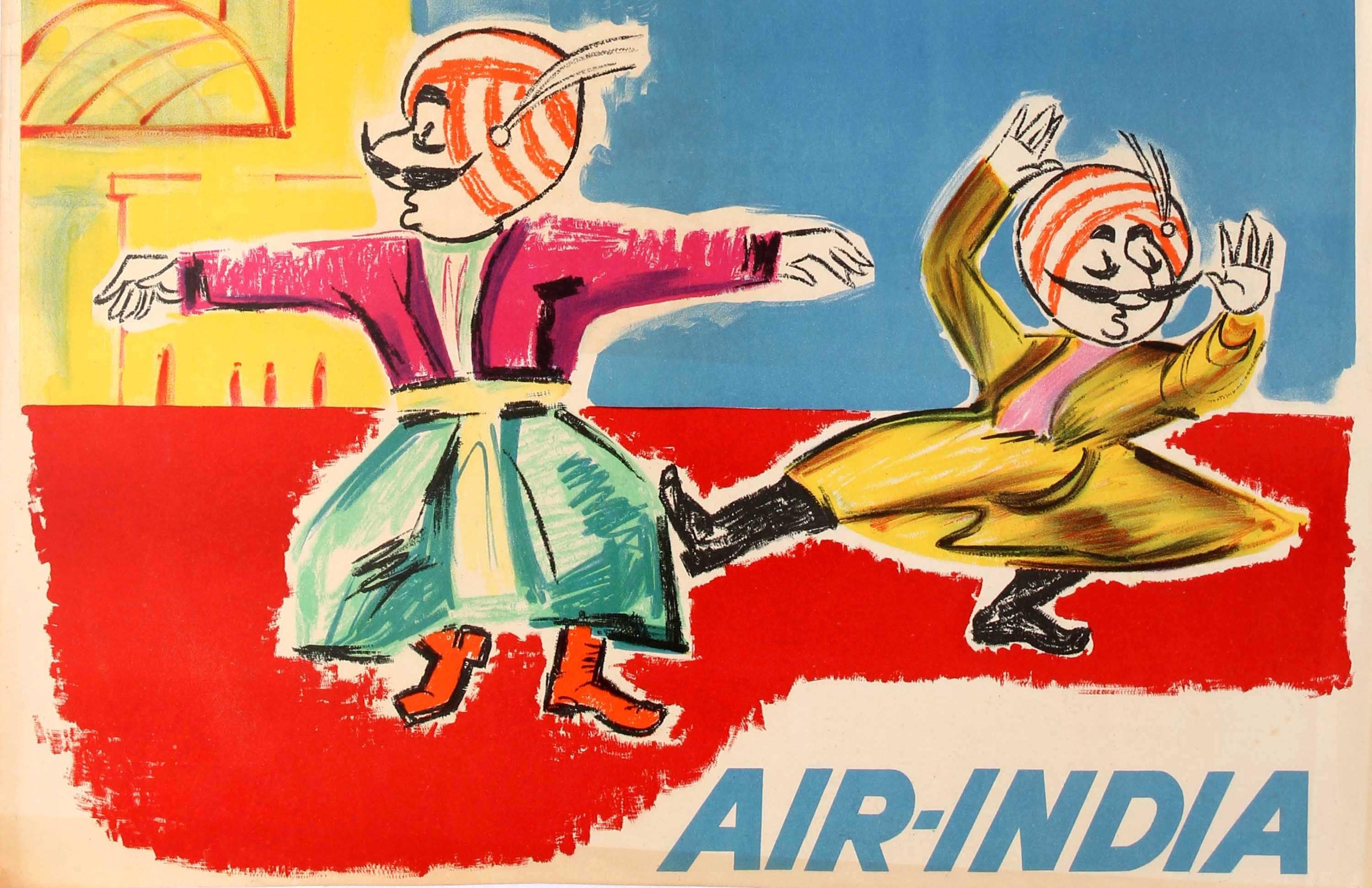 air india vintage posters
