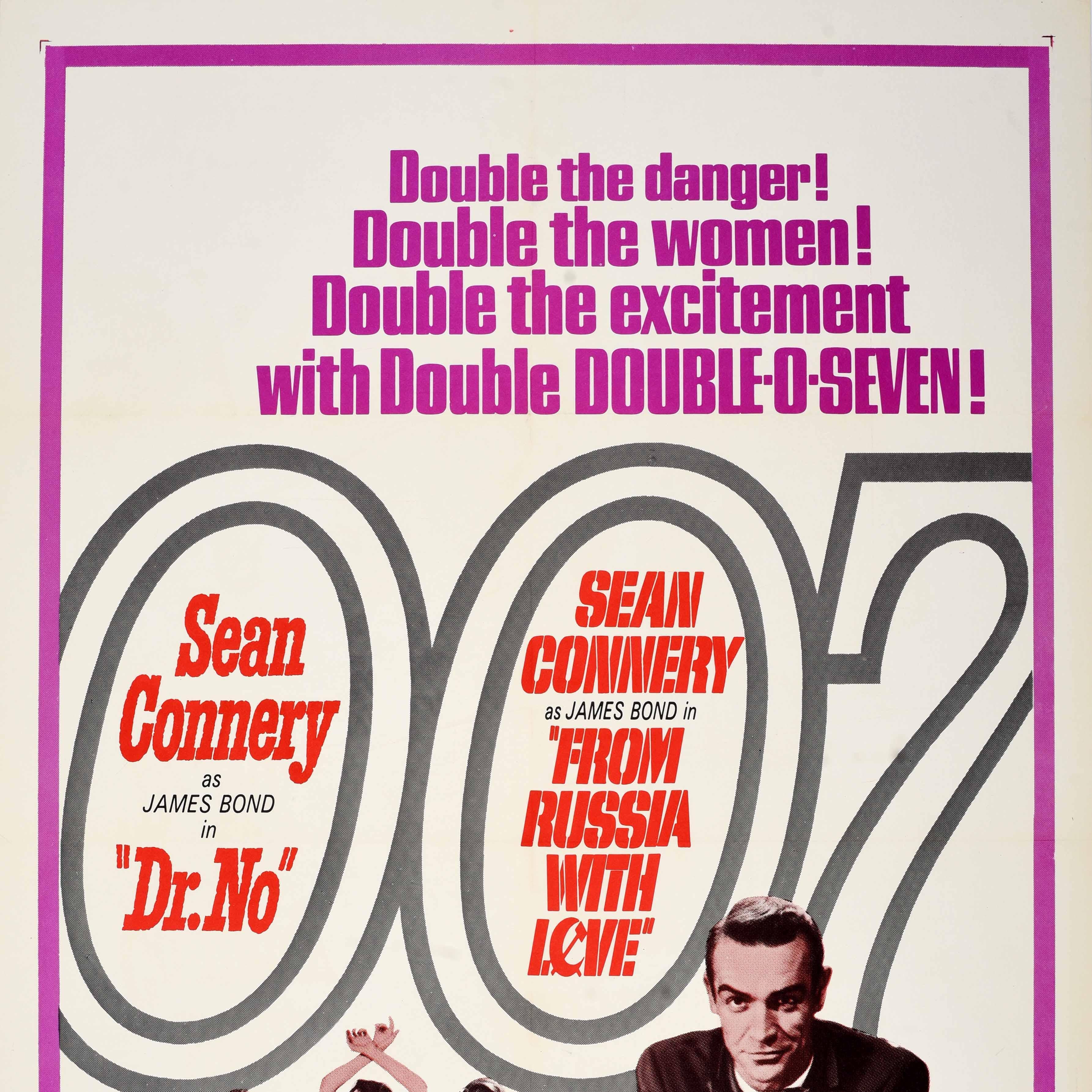Americano Poster cinematografico originale d'epoca 007 James Bond Dr No Dalla Russia con amore Connery in vendita