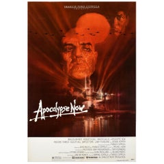 Affiche de film vintage d'origine Apocalypse Now guerre du Viêt Nam Sheen Brando Coppola:: États-Unis